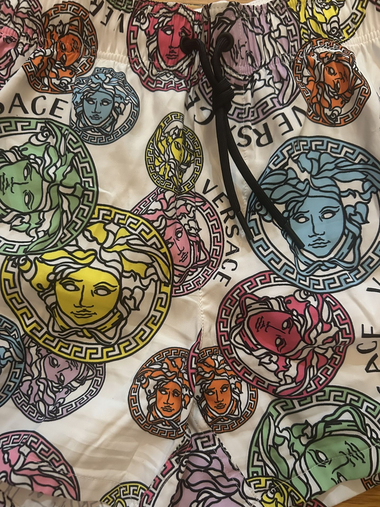 Versace Medusa Womens Colorful Shorts Size Small