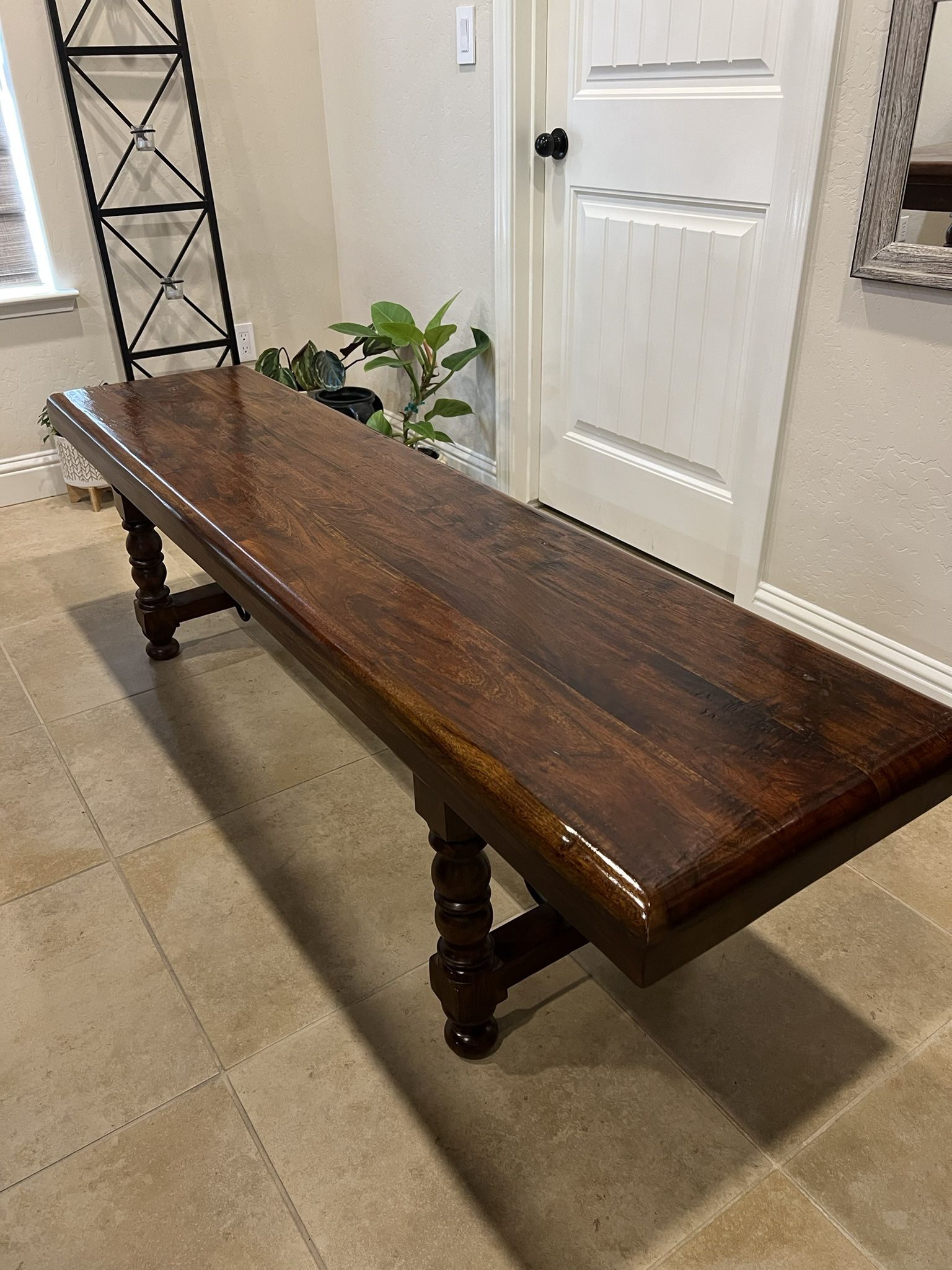 Two Table Benches Solid Wood! 