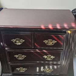 Cherry Wood Nightstand 