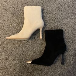 Ankle pointed toe boots