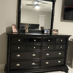 Nightstand and dresser set 