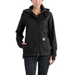 Carhartt Black Storm Defender Womens Jacket - Large