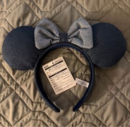 Tokyo Disney brand new denim Mickey ears