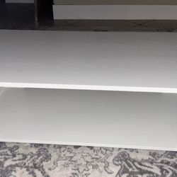 White Modern Coffee Table – $50