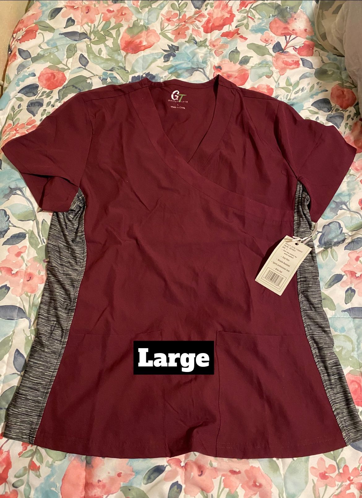 Large scrub top