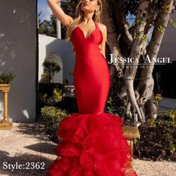 Red Jessica Angel Dress For Sale Size Small