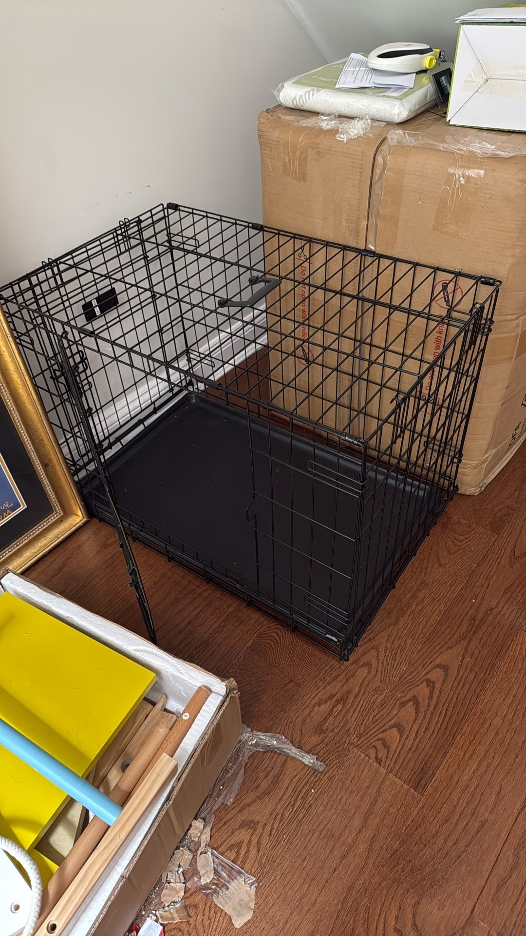 dog crate used 2x