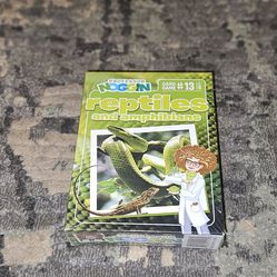 Professor Noggin Reptiles and Amphibians Card Game #13 Brand New Factory Sealed!