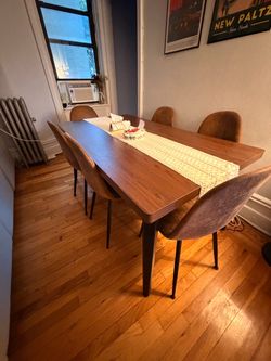 dining table + chairs