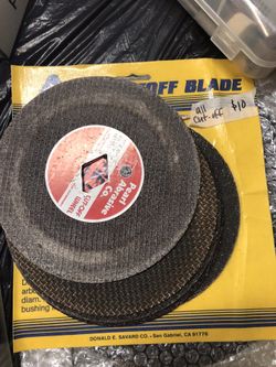 All cut off abrasive blades 10$