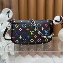 Black and Silver Hardware Purse 