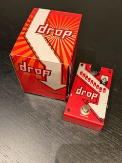 DigiTech Drop Polyphonic Drop Tune Pitch Shifter Guitar Effects Pedal