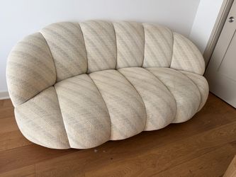 VINTAGE 1980s CUSTOM GINA B HOLLYWOOD REGENCY SOFA COUCH