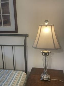 Beautiful Vintage Crystal Lamp 