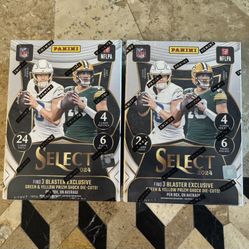 2024 Panini NFL Select Football Trading Cards Blaster Box