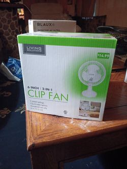 6inch 2 In 1 Clip Fan