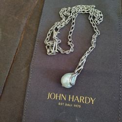 John Hardy Sterling Silver necklace With Pearl