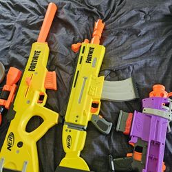 3 Fortnite Nerf Guns 