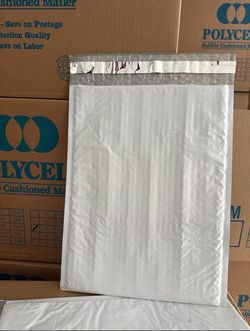 Poly Bubble Mailers size #5 10 1/2 X 15''