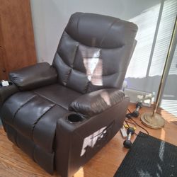 Leather reclining Chair