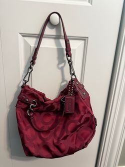 Coach Signature Hobo Shoulder Bag