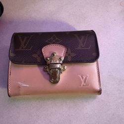 Pink LV Wallet 