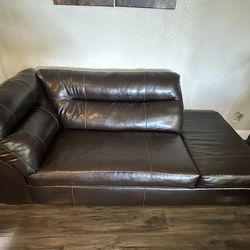 Leather Chaise Lounge couch