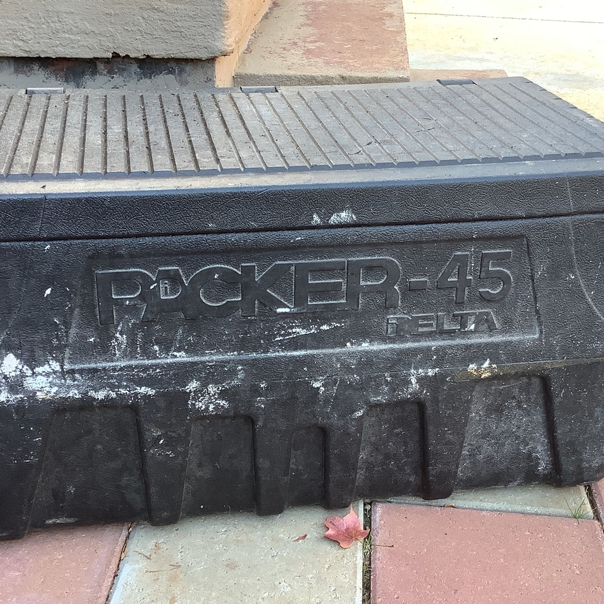 Used Plastic Tool Box.