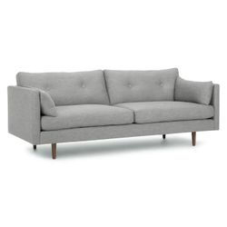 Mid-Century Modern Gray Sofa