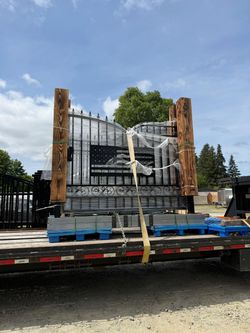 20ft Heavy-Duty Driveway Gate