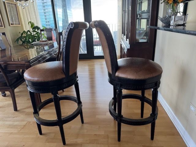 Spiral Bar Stools - Home Furniture