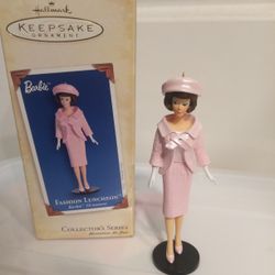 Hallmark Keepsake Barbie Fashion Doll/ Ornament with Stand Collectors Series  