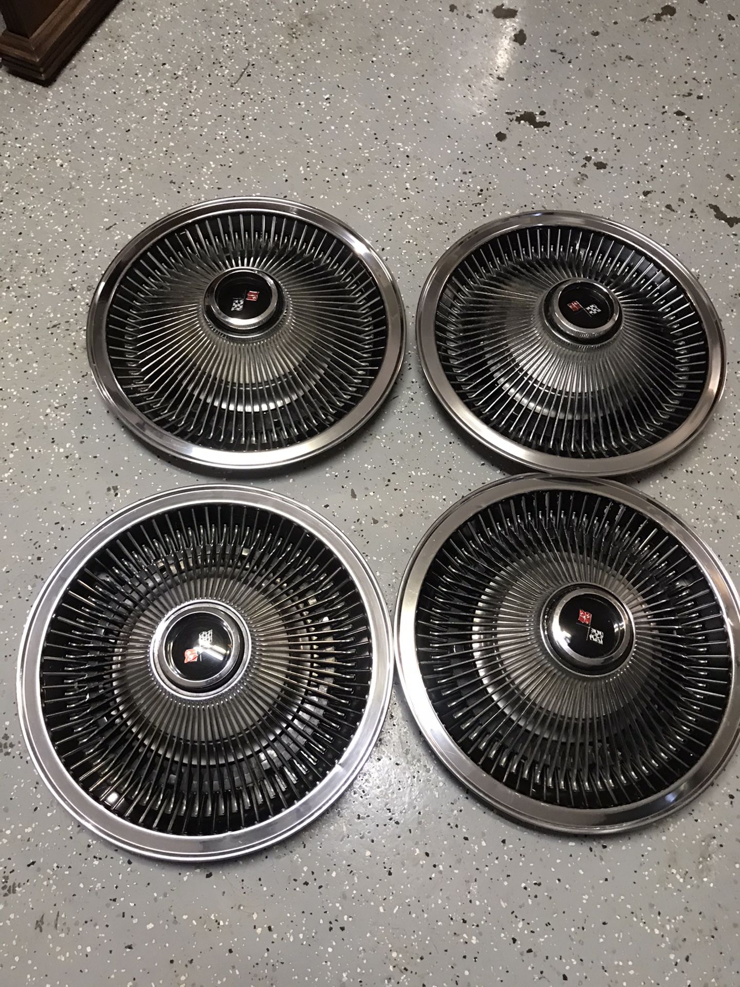 1968 Chevrolet Corvette Turbine wheels Hubcaps 15 for Sale in Houston