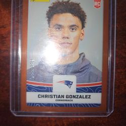 Christian Gonzalez Orange Rookie /49