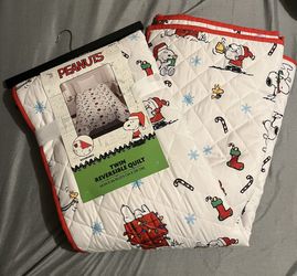 Peanuts Snoopy Christmas Quilt