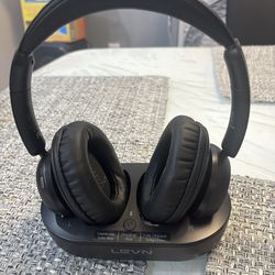 LEVN LE-HS018 Wireless Bluetooth Headphones — Charging Dock Included