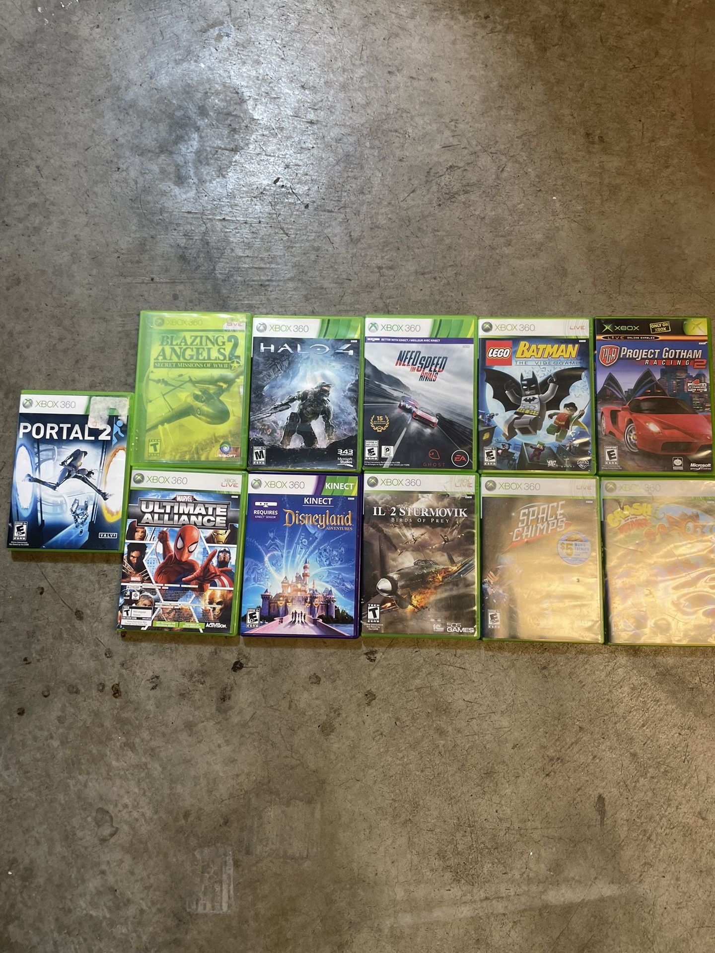 A lot Of Xbox 360 Games