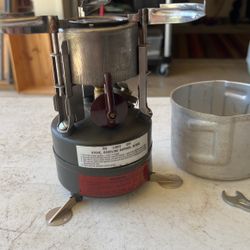 U.S SMP 1987 STOVE, GASOLINE BURNER M1950 PORTABLE GAS STOVE MILITARY SURPLUS