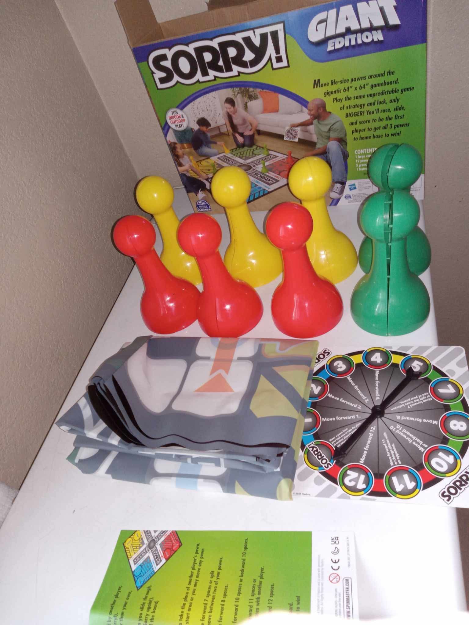 Giant Sorry Board Game -Turlock