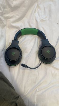 Razor Black And Green Wireless Headphone Gaming