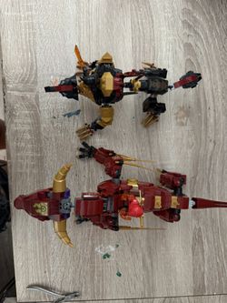 Lego Ninjago Dragon And Wolf!