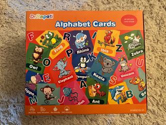Dr. Rapeti Alphabet Flash Cards for Kids