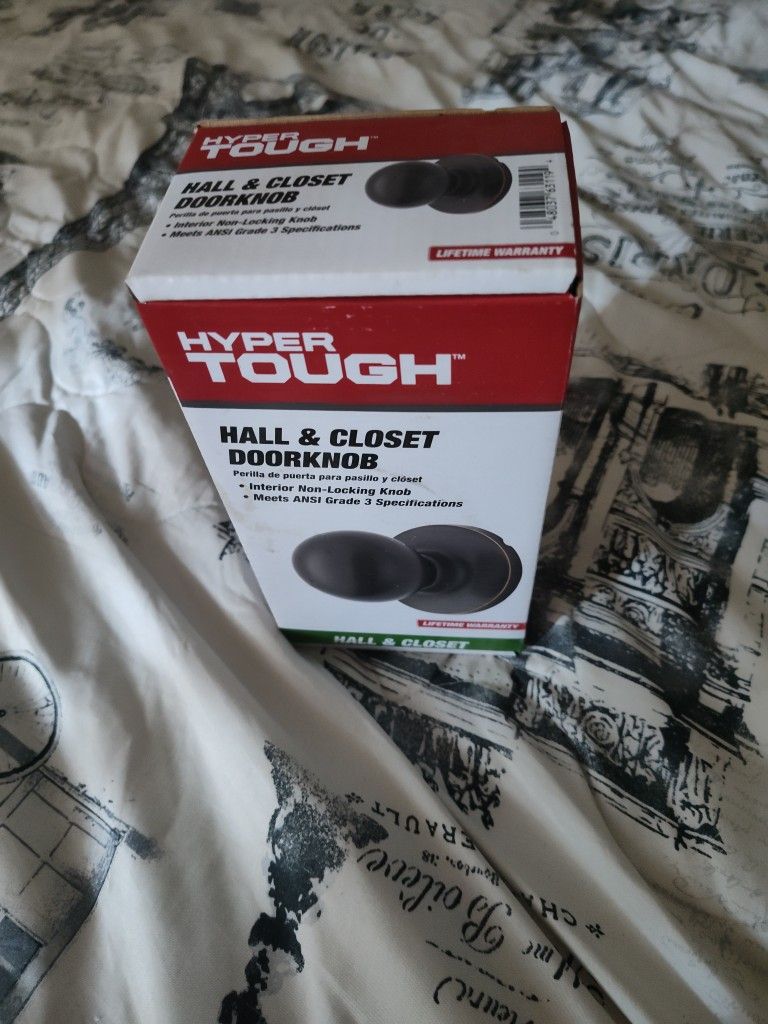Brand New Hyper Tough Hall And Closet Door Knob. 