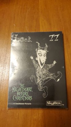 Nightmare before christmas collectible cards