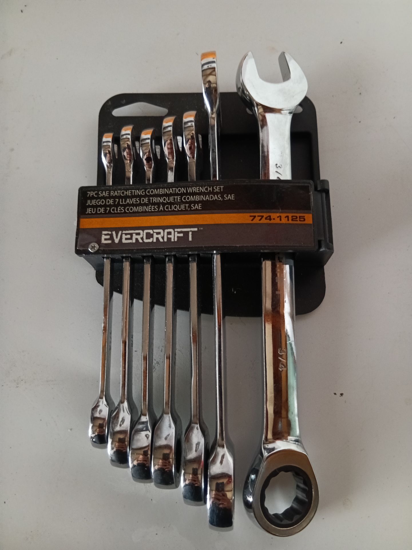 Evercraft 7pc ratcheting wrench set metric