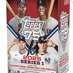 2026 Topps MLB Series 1 Baseball Trading Card Mega Box