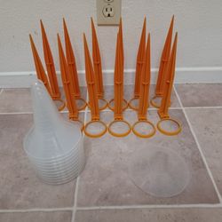 12 PC. B•HYVE Sprinkler Catch Cup - Price Includes All 