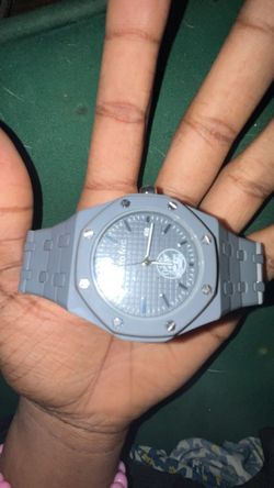 Gray Octagonal Men's Dress Watch