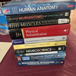 Physical Therapy / Anatomy Textbook Bundle + Anatomy Flash Cards