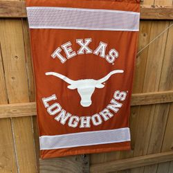 VTG 43” X 28” Texas Longhorn Wall Cover Window Cover Fav Football Team
